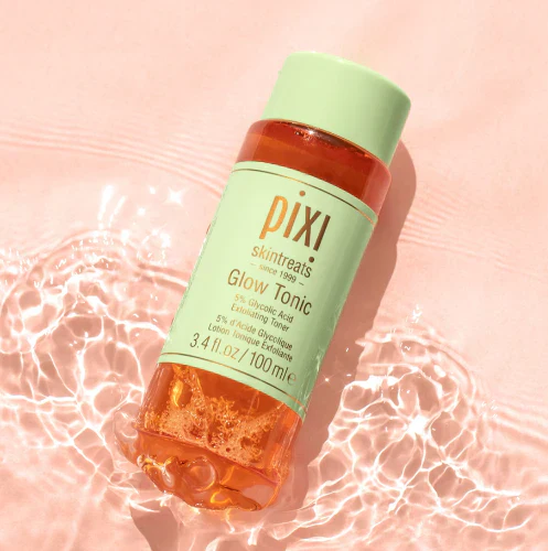 Pixi Glow Tonic – 5% Glycolic Acid Exfoliating Toner with Aloe Vera & Ginseng | 100 ML / 250 ML - Image 3
