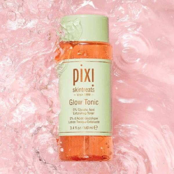 Pixi Glow Tonic – 5% Glycolic Acid Exfoliating Toner with Aloe Vera & Ginseng | 100 ML / 250 ML - Image 2