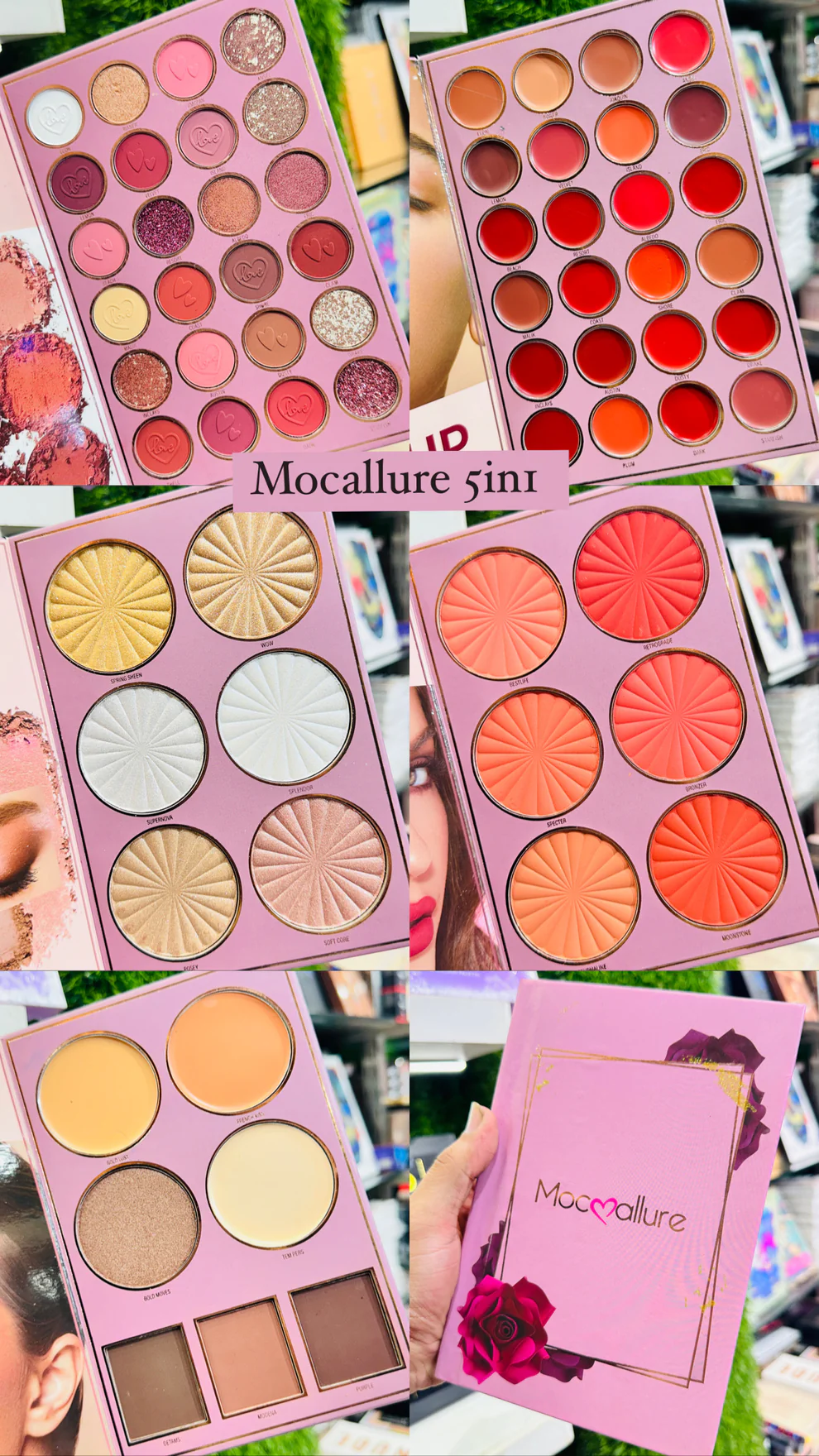 Mocallure Luxe 5in1 Pro Makeup Book - Valentine Special - Image 8