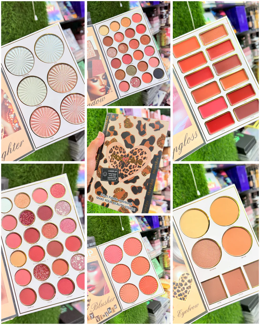 Exclusive Tiger Heart 6 Page Makeup Book Pallete