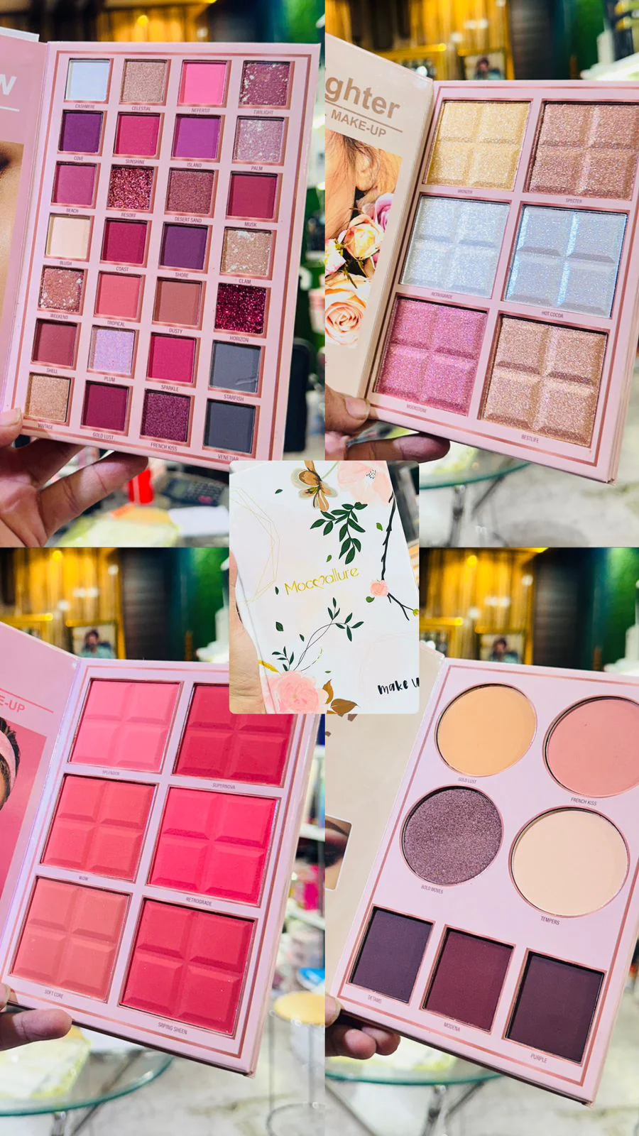 Mocmallure Wedding Bells 4 Page Makeup Book Palette For Girls - Image 2